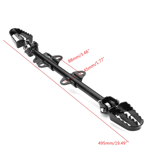Pit-Dirt-Bike-Footrest-Foot-Pegs-Footrest-Side-Stand-110cc-125cc-140cc-CRF50-1182735