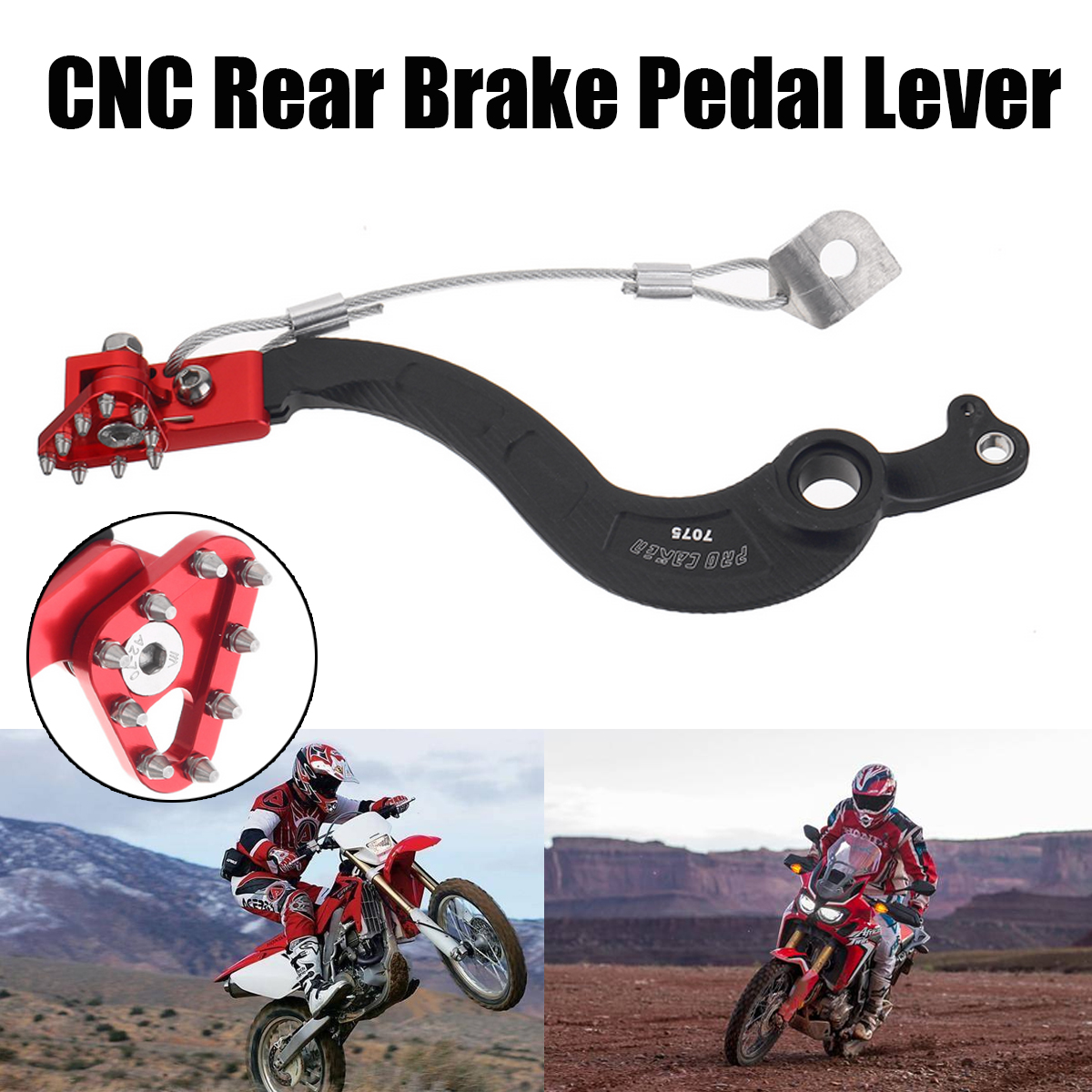 Rear-Brake-Pedal-Lever-Computer-Numeric-Controlled-For-Honda-CRF-250R-450R-05-18-CRF450RX-2017-2018-1722975