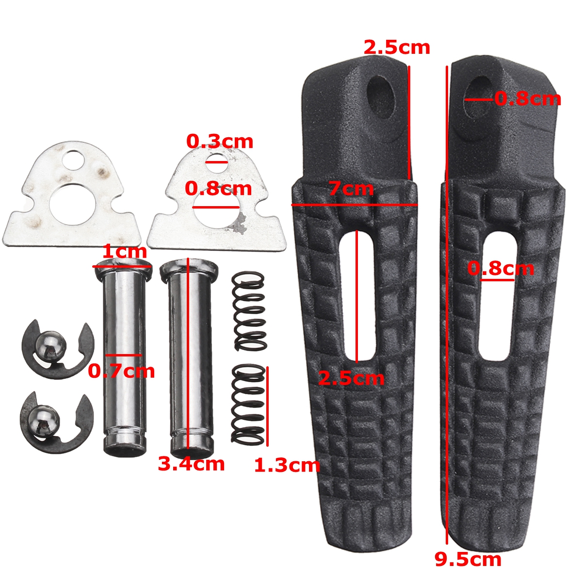 Rear-Passenger-Bracket-Set-Foot-Pegs-Footrest-For-Suzuki-GSXR-600-750-2006-2007-1251850