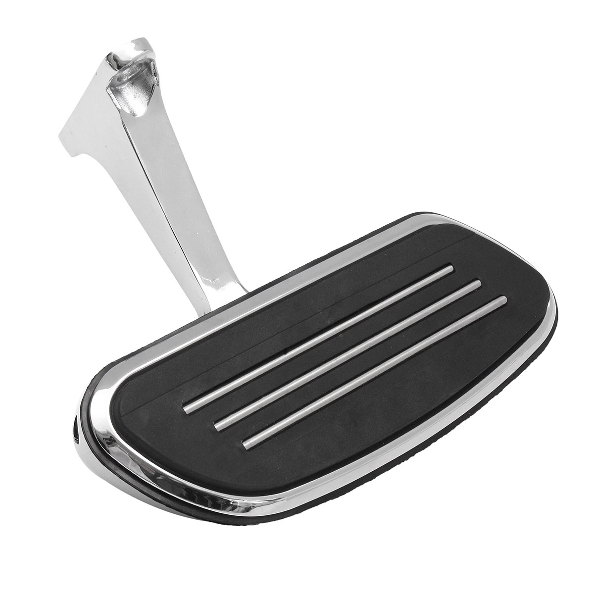 Rear-Passenger-Chrome-Foot-Board-With-Bracket-Holder-For-Harley-Touring-93-16-1089701
