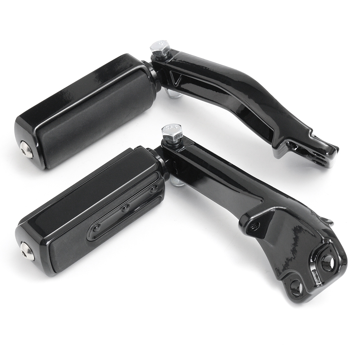 Rear-Seat-Pedal-Mounting-Bracket-Streamlined-Black-For-Harley-2006-2017-1260327