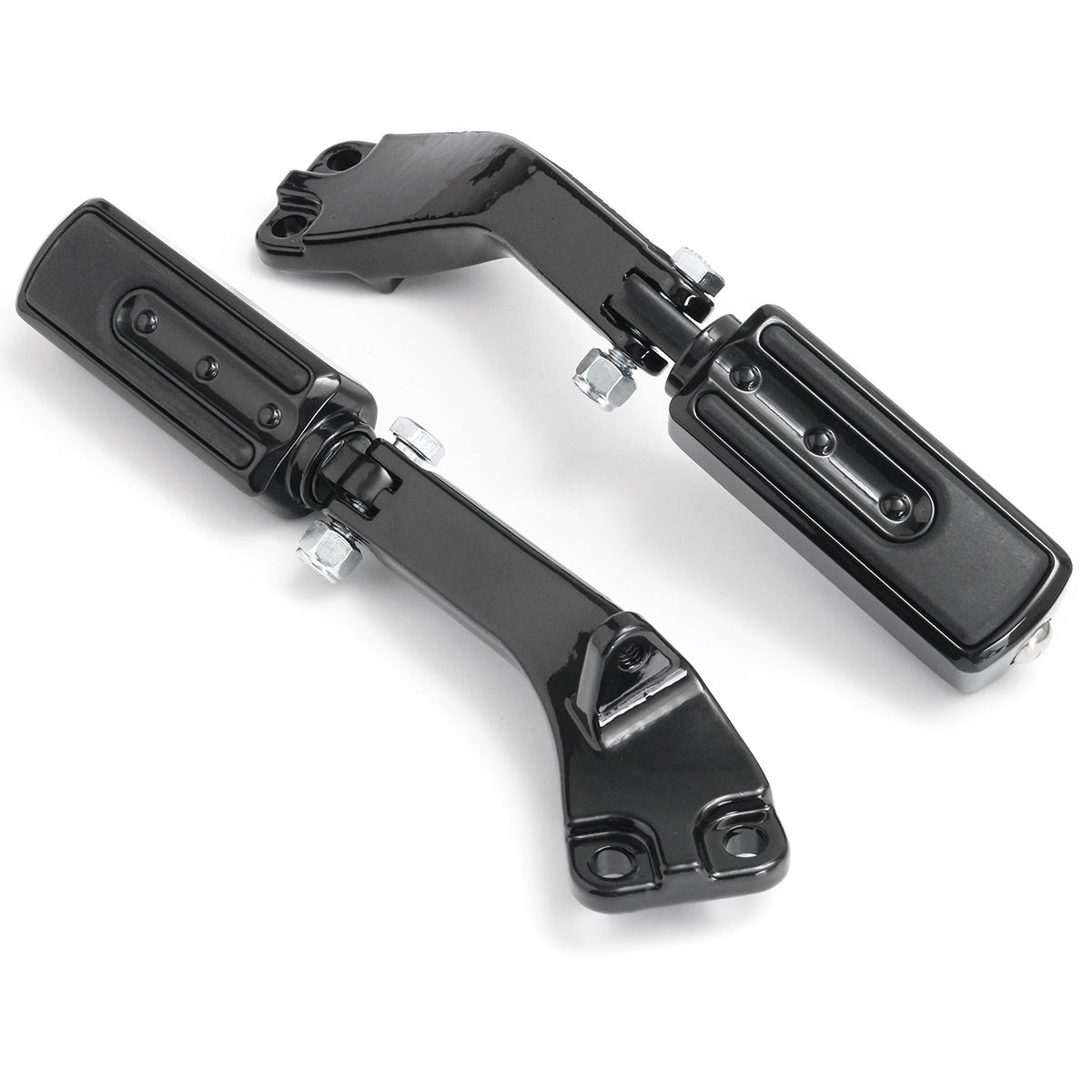 Rear-Seat-Pedal-Mounting-Bracket-Streamlined-Black-For-Harley-2006-2017-1260327