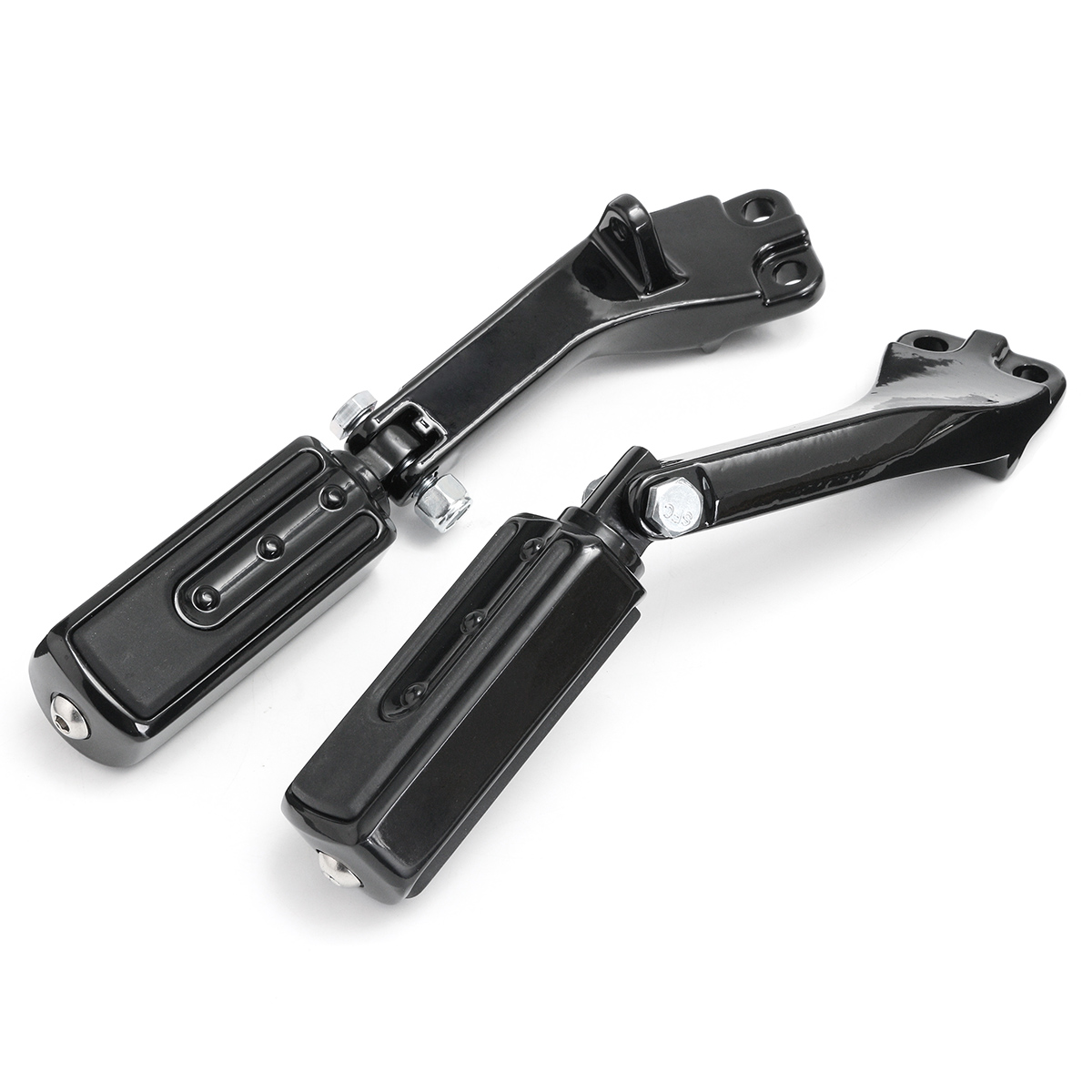 Rear-Seat-Pedal-Mounting-Bracket-Streamlined-Black-For-Harley-2006-2017-1260327
