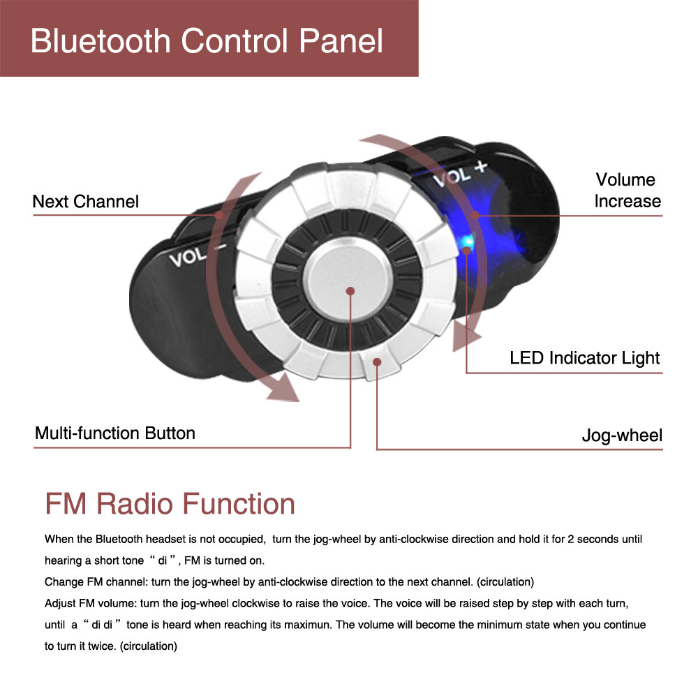 FREEDCONN-BM2-S-DOT-500M-bluetooth-Intercom-Motorcycle-Helmet-Smart-Music-3-Rider-Interphon-With-FM--1588974