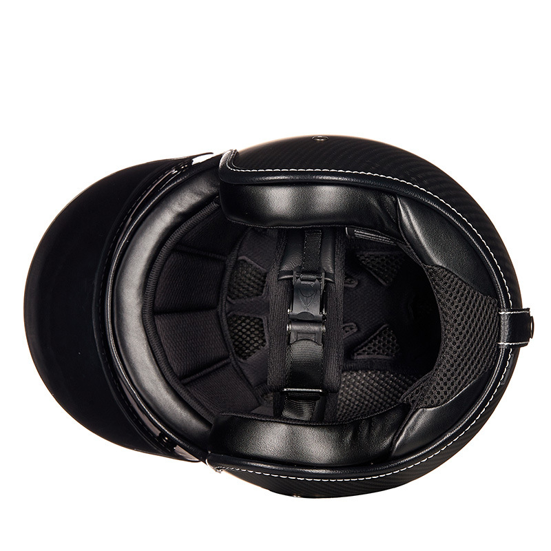 GXT-A303-DOT-Motorcycle-34-Face-Carbon-fiber-Helmet-Motorbike-Scooter-Crash-Visor-1548129