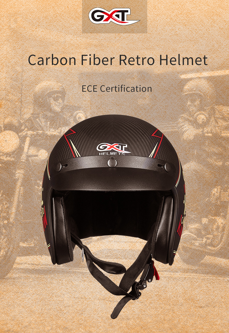 GXT-A303-ECE-Motorcycle-34-Face-Color-Carbon-fiber-Retro-Helmet-Motorbike-Scooter-Crash-Visor-1548284