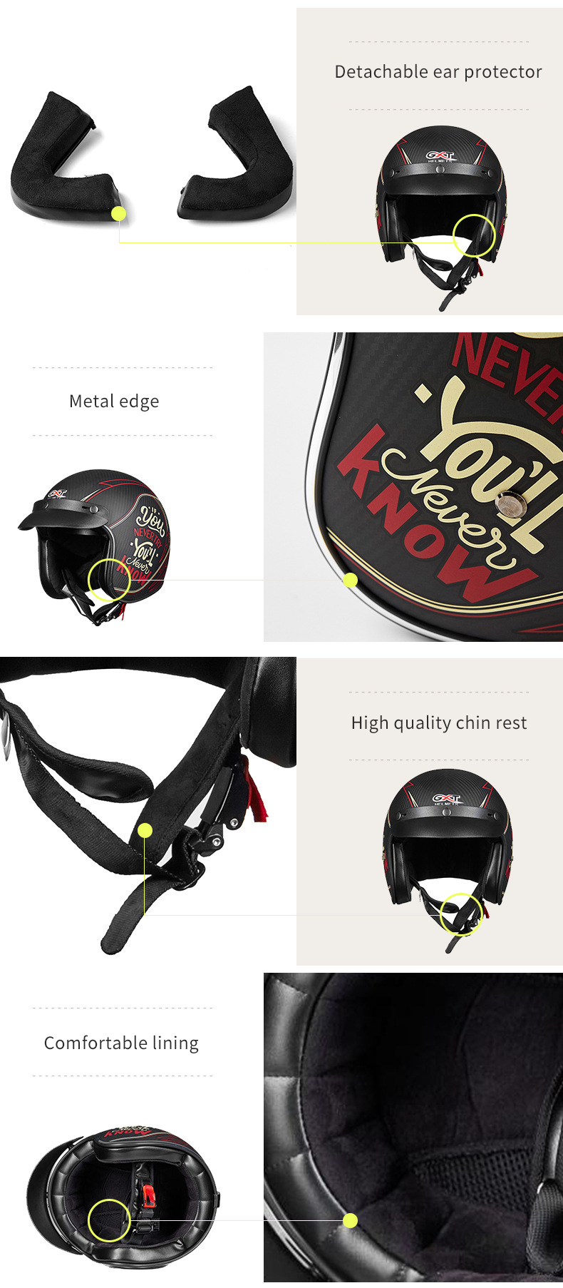 GXT-A303-ECE-Motorcycle-34-Face-Color-Carbon-fiber-Retro-Helmet-Motorbike-Scooter-Crash-Visor-1548284