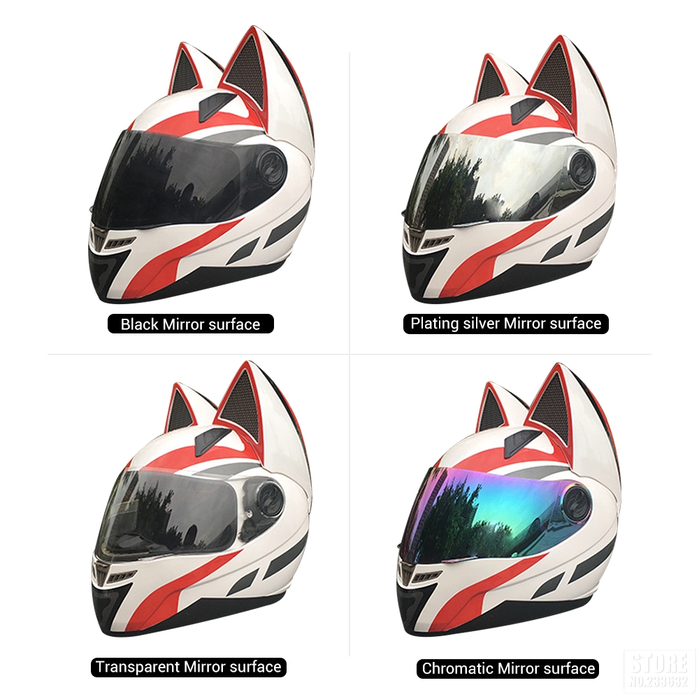 NITRINOS-Motorcycle-Full-Face-Helmet-Women-Cat-Ear-Women-Personality-5-Colors-1383453