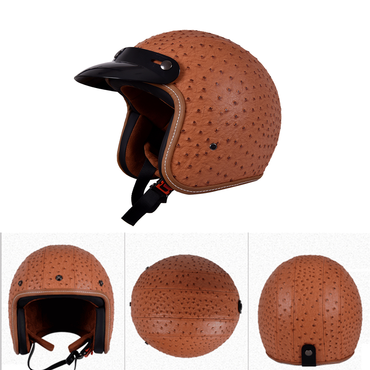 PU-Vintage-Open-Face-Retro-Motorcycle-Helmet-Lens-Removable-Sun-Protection-1719204