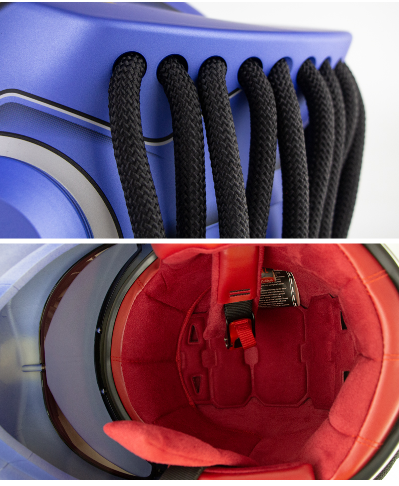 SOMAN-Hunter-Black-Flip-Up-Custom-Laser-Light-Antifogging-Lens-Full-Face-Helmets-Cool-Casco-Moto-Mot-1712696