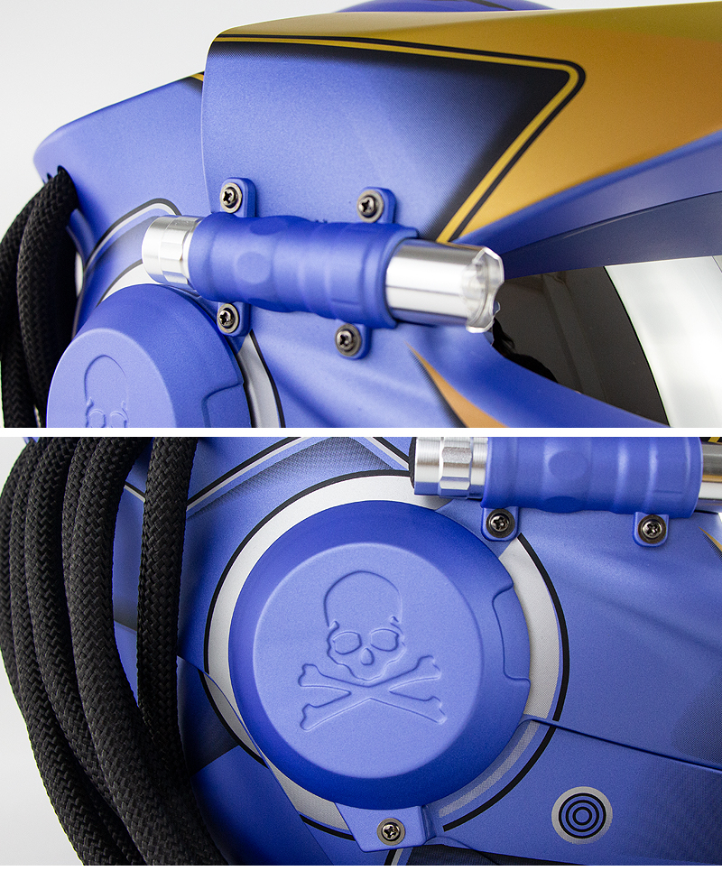 SOMAN-Hunter-Black-Flip-Up-Custom-Laser-Light-Antifogging-Lens-Full-Face-Helmets-Cool-Casco-Moto-Mot-1712696