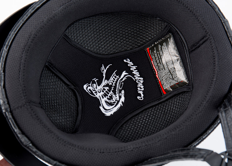 BYB-Retro-Cruiser-Half-Face-Helmet-Motorcycle-Riding-Leather-CamouflageBlack-1376980