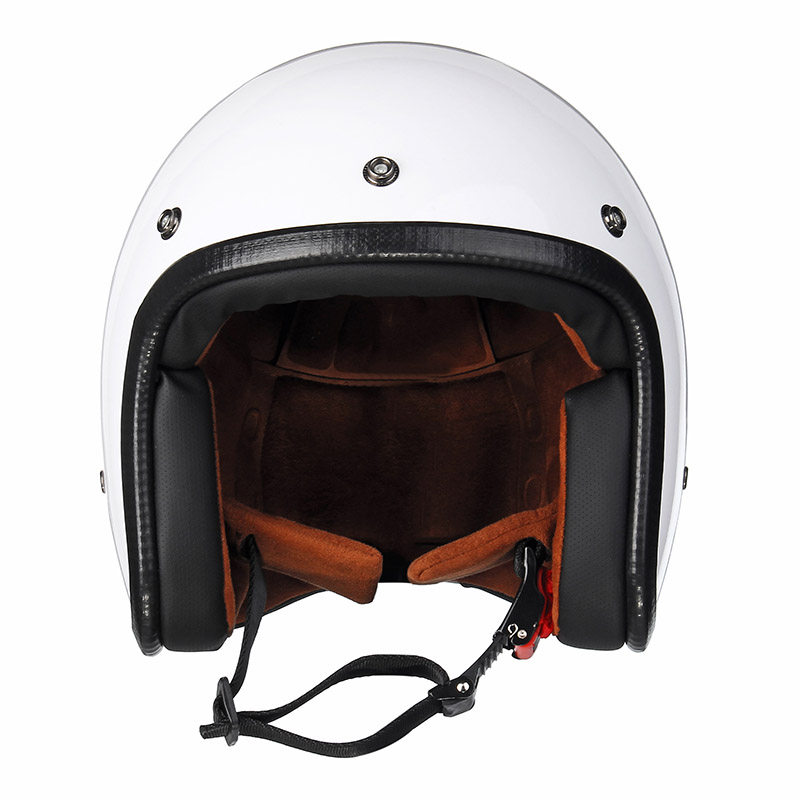 BlackWhite-ABS-Motorcycle-Vintage-Helmet-Open-Face-1271587