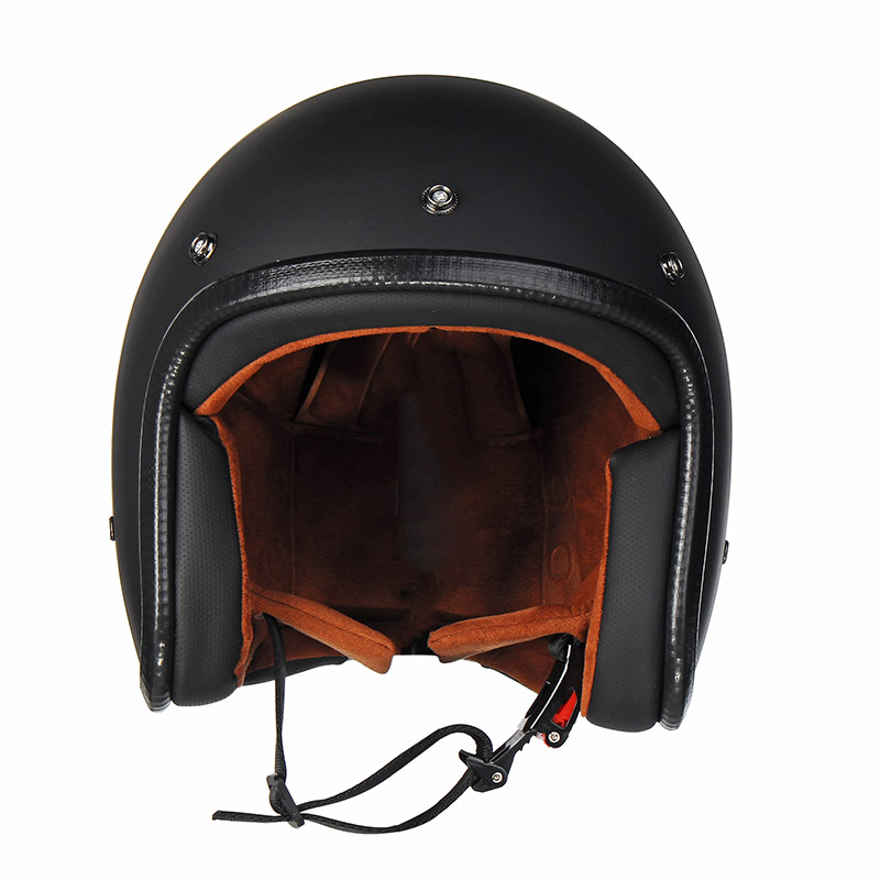 BlackWhite-ABS-Motorcycle-Vintage-Helmet-Open-Face-1271587