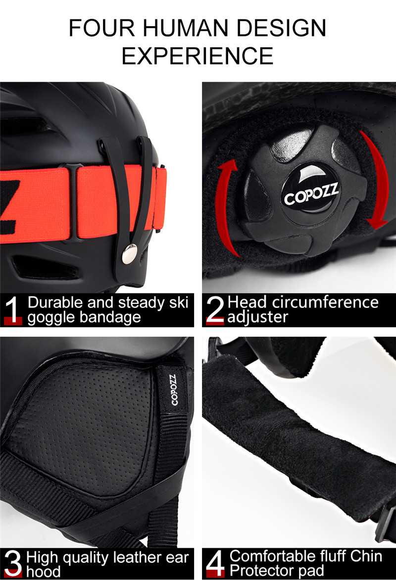 COPOZZ-Snowboard-Ski-Motorcycle-Helmet-Safety-Protective-Integrally-molded-Breathable-Men-Women-Skat-1630977