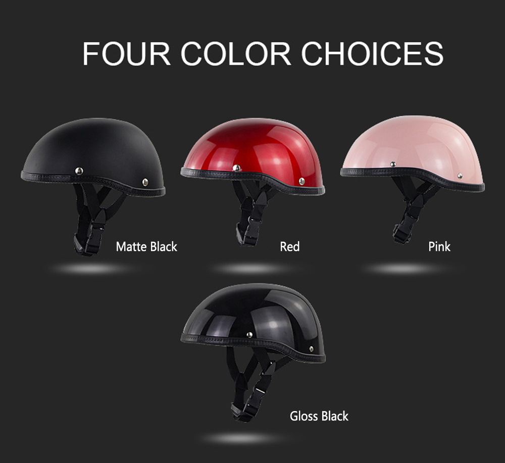 CYCLEGEAR-Safety-Half-Face-Helmet-Retro-Adjustable-Cap-Anti-UV-Bicycle-Cycling-Motorcycle-Scooter-Su-1723240