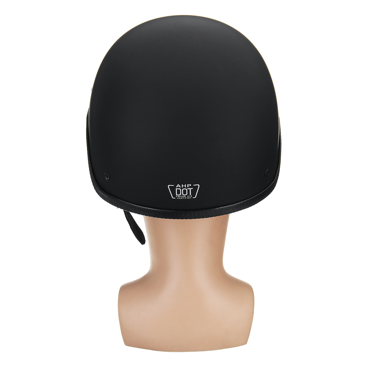 DOT-CE-Motorcycle-Half-Face-Helmet-Chopper-Cruiser-Scooter-ABS-Shell-M-XXL-Black-1500474