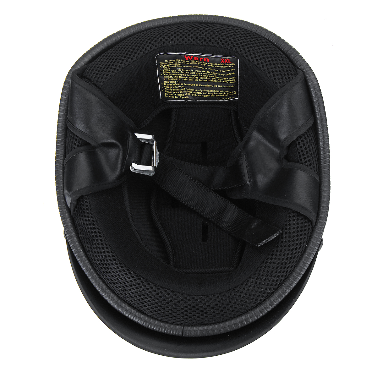 DOT-CE-Motorcycle-Half-Face-Helmet-Chopper-Cruiser-Scooter-ABS-Shell-M-XXL-Black-1500474