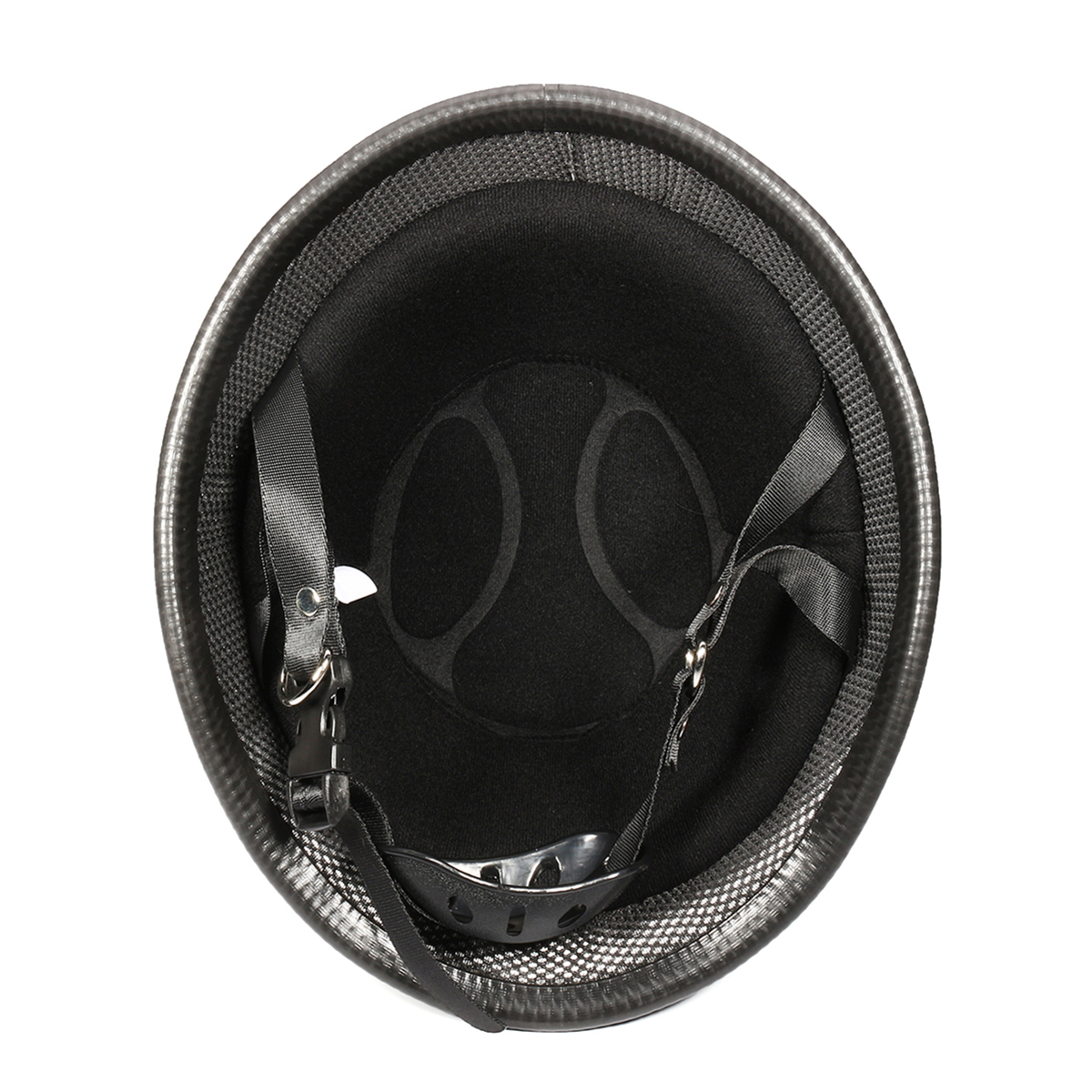 DOT-German-Style-Motorcycle-Half-Face-Helmet-Motocross-Bike-Matte-Black-MLXL-1312963