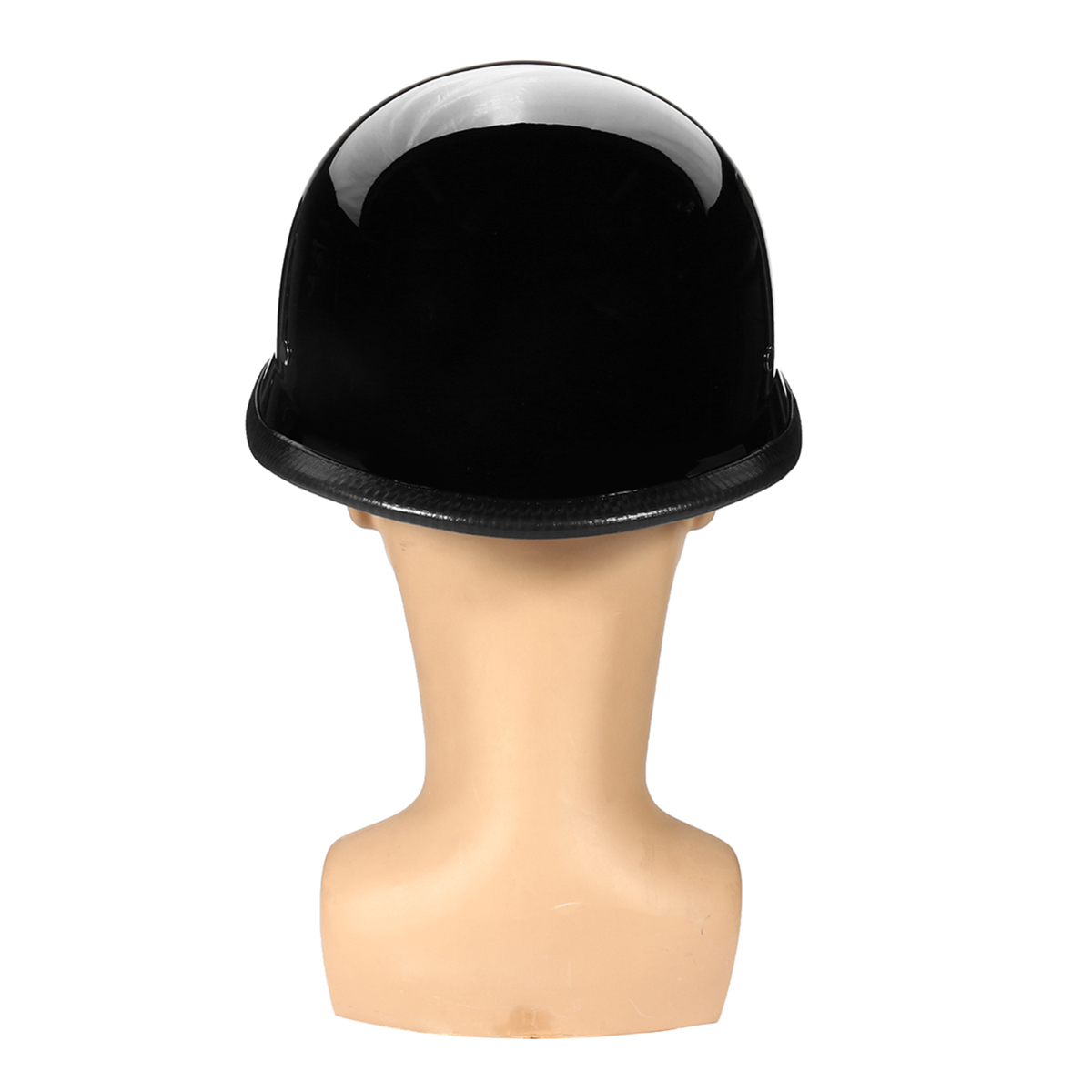 DOT-German-Style-Motorcycle-Half-Face-Helmet-Motocross-Bike-Matte-Black-MLXL-1312963