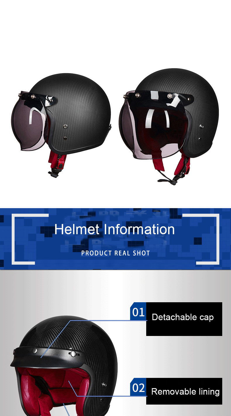 ECE-Upgraded-34-Face-Helmet-A500-Retro-Vintage-Leather-Carbon-fiber-Motorcycle-Motorbike-Scooter-Cra-1538386