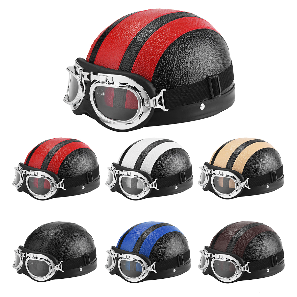 Full-Face-Motorcycle-Helmet-With-Sunglasses-Sun-shield-Scarf-Colorful-Motorbike-1319730