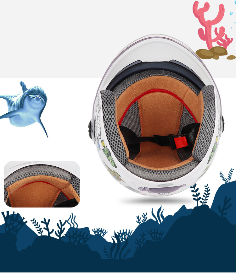 HNJ-44-50-3-12-Year-Sunblock-Breathable-Comfortable-Four-Season-All-Children-Kid-Half-Helmet-1706449