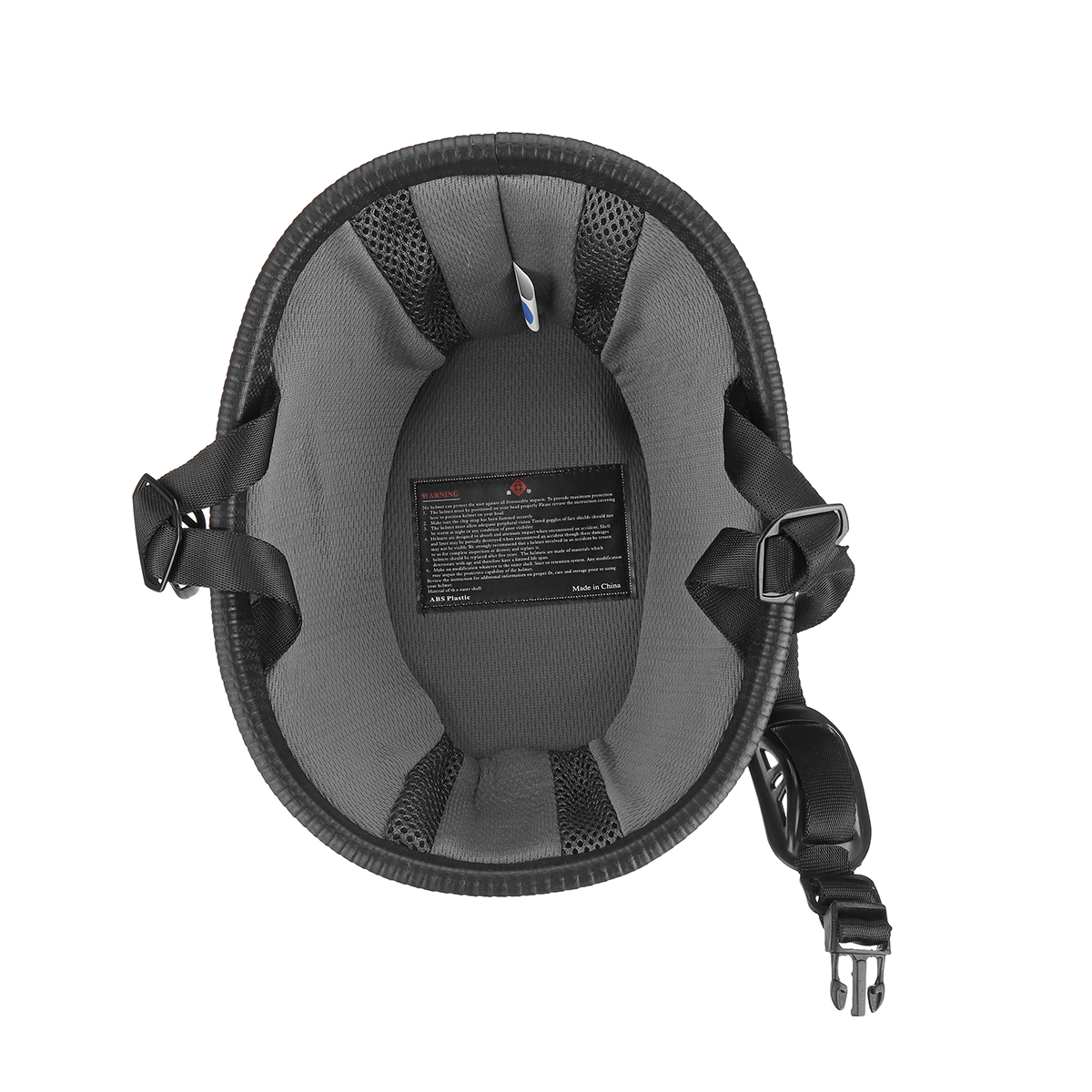 MLXL-DOT-Motorcycle-German-Style-Half-Face-Helmet-Motocross-Scooter-Glossy-Black-1531209