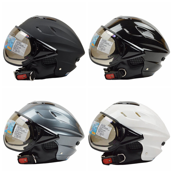 Motor-Bike-Riding-Driving-Protective-Half-Face-Helmet-ZEUS-125B-1007268