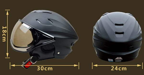 Motor-Bike-Riding-Driving-Protective-Half-Face-Helmet-ZEUS-125B-1007268