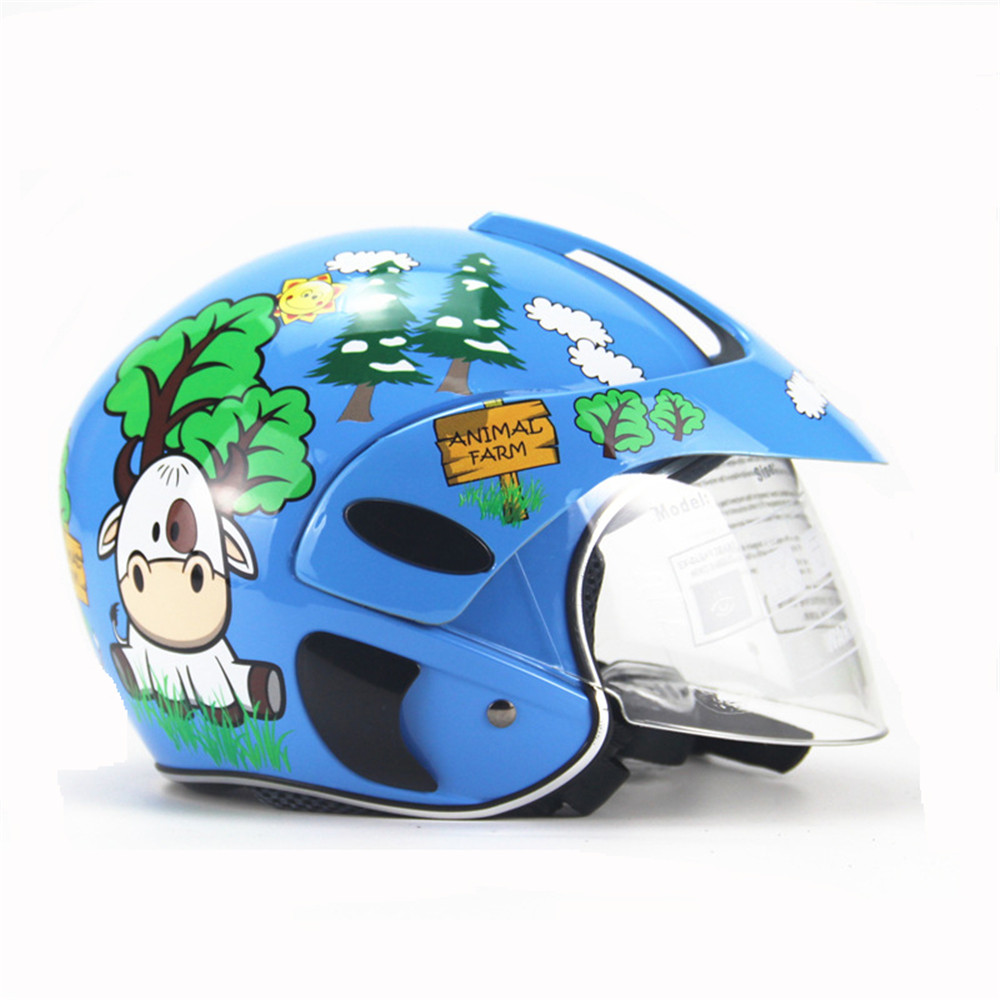 Motorcycle-Children-Helmet-ABS-Open-Face-Protective-Warm-Cycling-Motocross-1337708