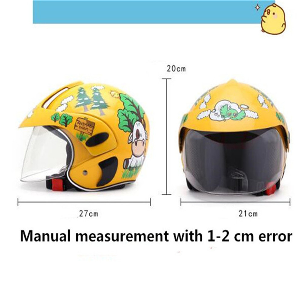 Motorcycle-Children-Helmet-ABS-Open-Face-Protective-Warm-Cycling-Motocross-1337708