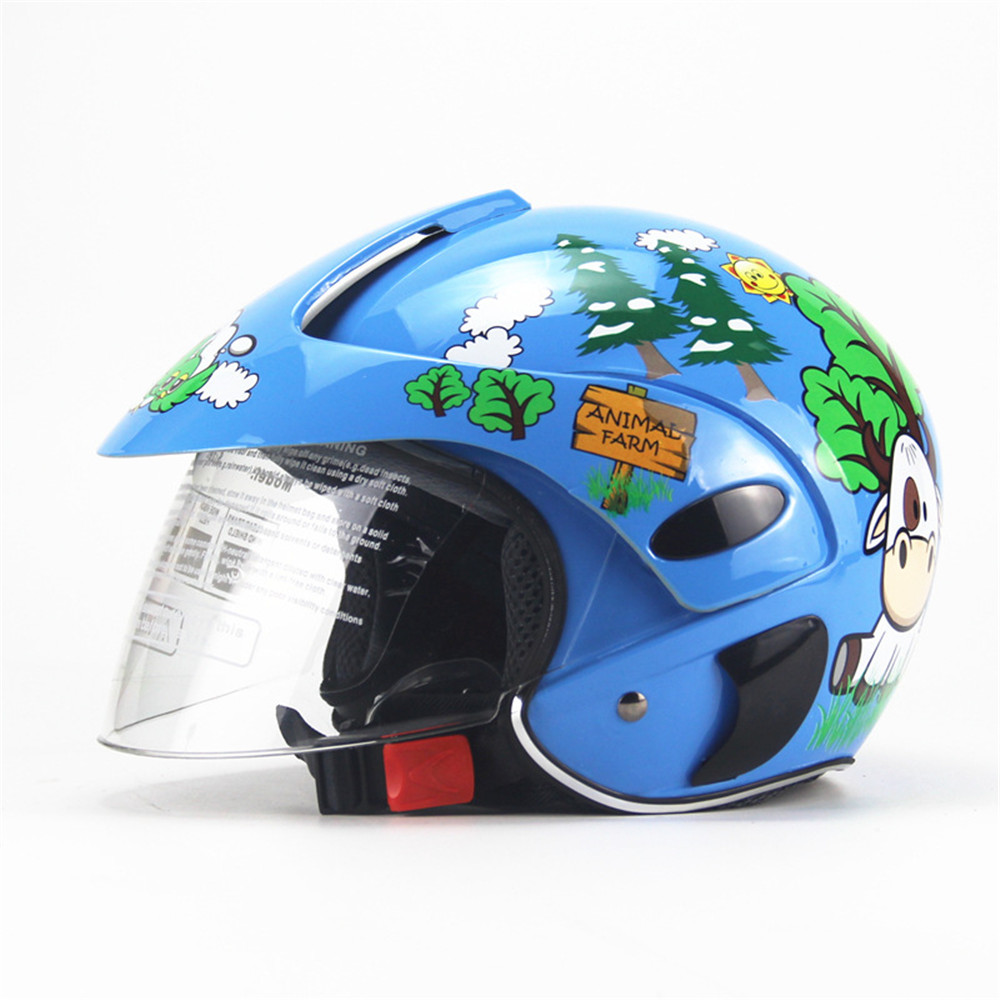 Motorcycle-Children-Helmet-ABS-Open-Face-Protective-Warm-Cycling-Motocross-1337708