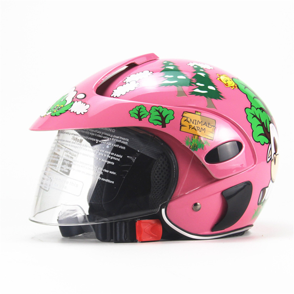 Motorcycle-Children-Helmet-ABS-Open-Face-Protective-Warm-Cycling-Motocross-1337708