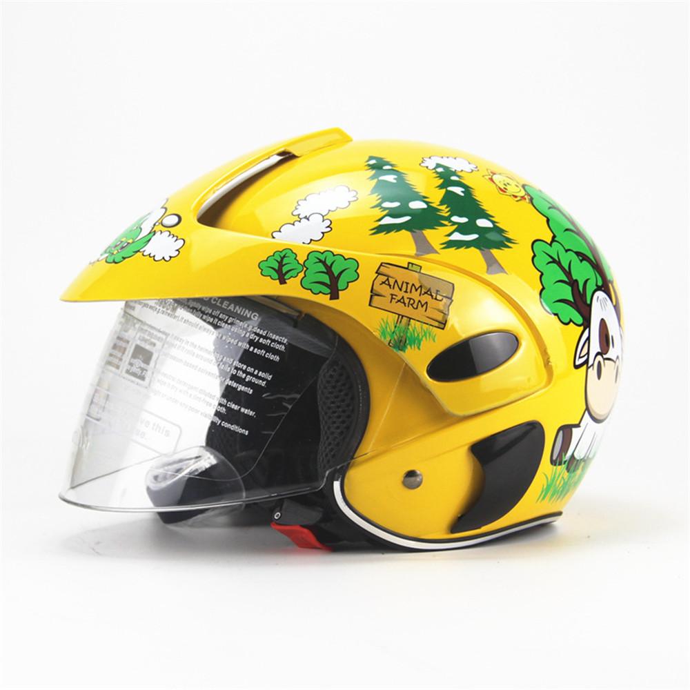 Motorcycle-Children-Helmet-ABS-Open-Face-Protective-Warm-Cycling-Motocross-1337708