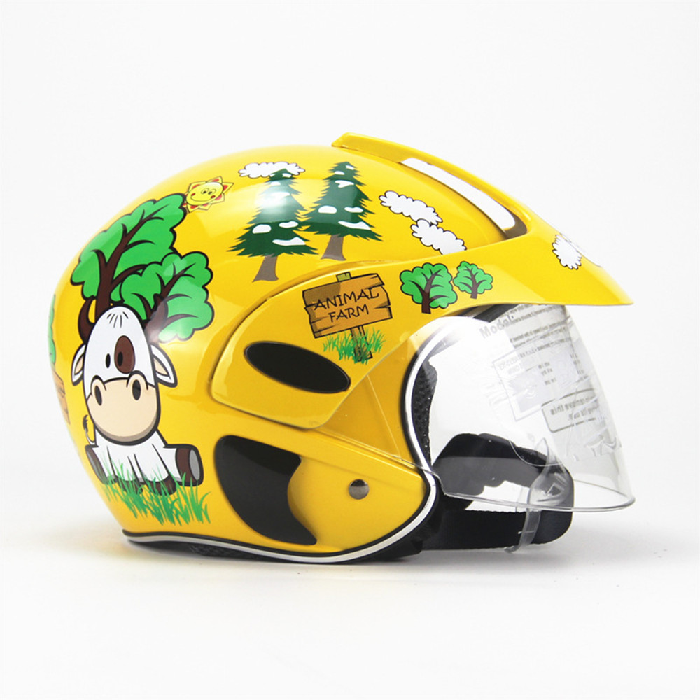 Motorcycle-Children-Helmet-ABS-Open-Face-Protective-Warm-Cycling-Motocross-1337708
