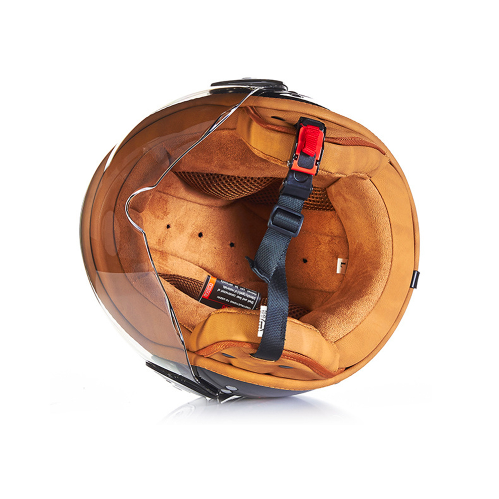 Motorcycle-ECE-Safety-Half-Face-Helmet-Air-Force-For-BEON-B-110-1045565