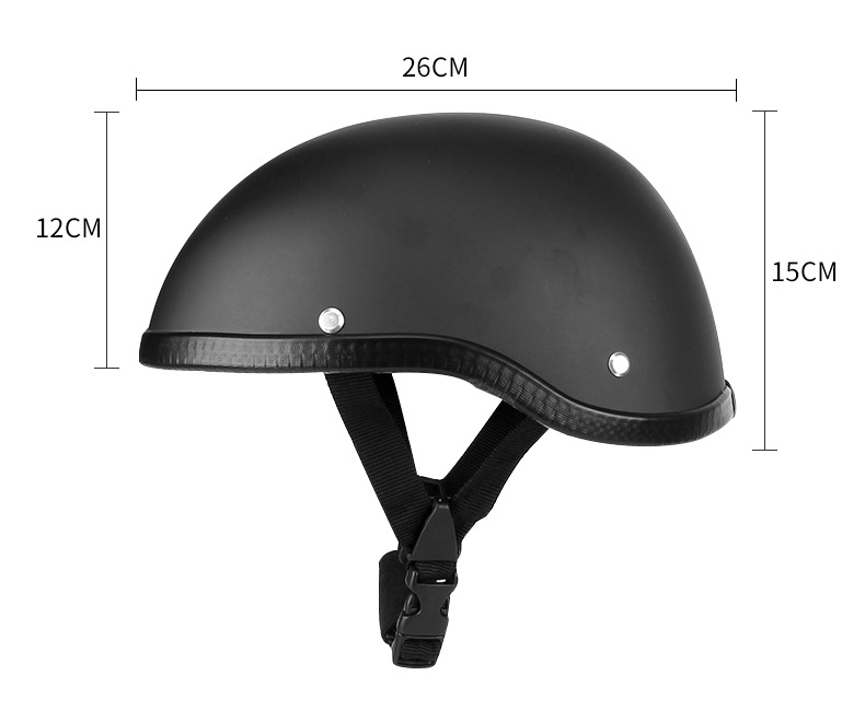 Retro-Motorcycle-Summer-Half-Face-Helmet-Safety-Protective-German-Style-1536638