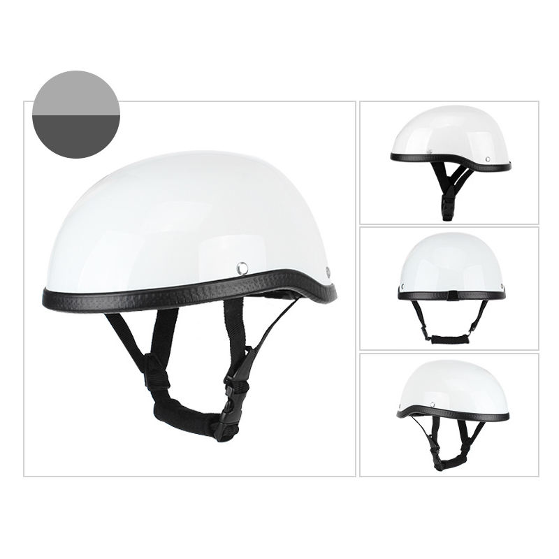 Retro-Motorcycle-Summer-Half-Face-Helmet-Safety-Protective-German-Style-1536638