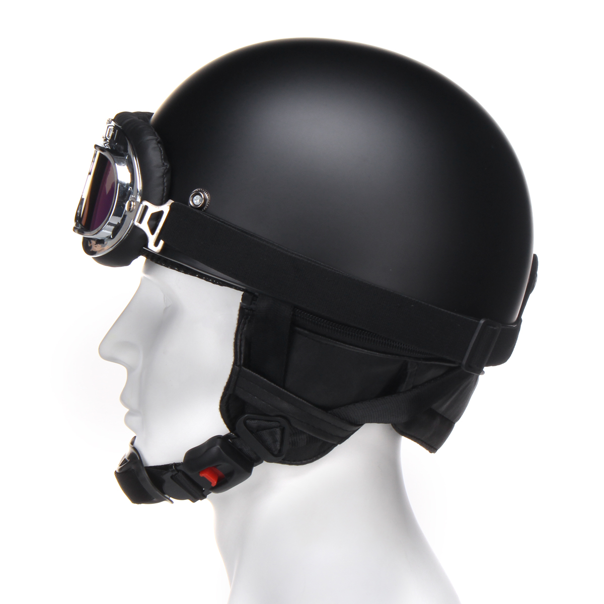 Retro-Vintage-Motorcycle-Helmet-Safety-Half-Helmet-with-Sun-Visor-UV-Goggles-1289839