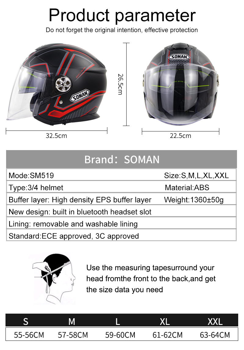 SOMAN-Open-Face-Motorcycle-Helmet-Dual-Lens-ECE-Casco-Moto-Electric-Bicycle-Fluorescence-Helmet-Men--1715991