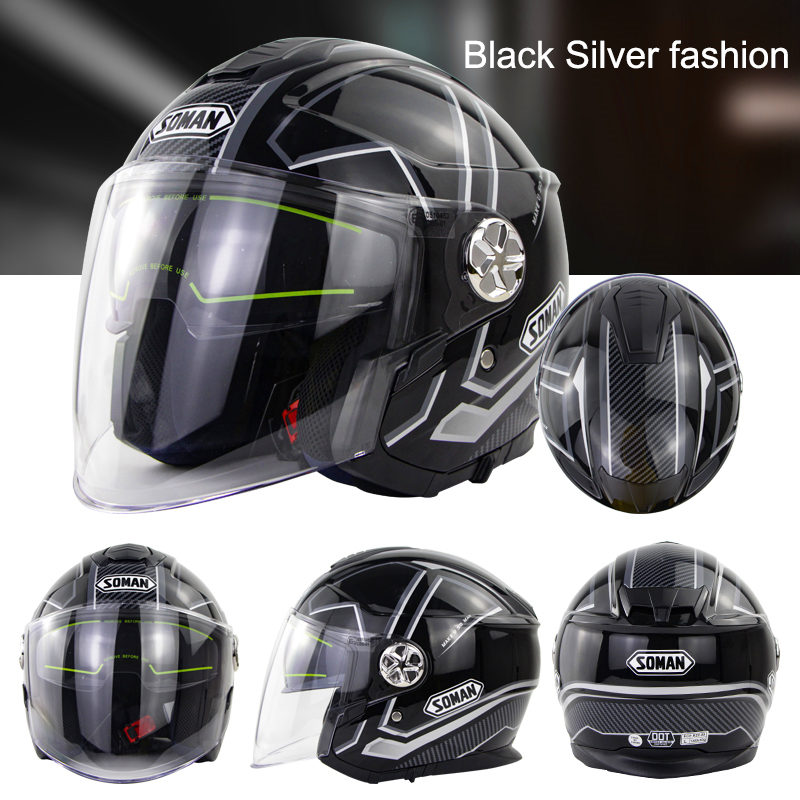SOMAN-Open-Face-Motorcycle-Helmet-Dual-Lens-ECE-Casco-Moto-Electric-Bicycle-Fluorescence-Helmet-Men--1715991