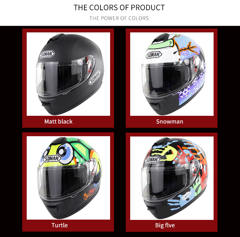 SOMAN-SM962-Motorcycle-Full-Face-Helmet-Flip-Up-Adult-Motocross-Dirt-Bike-SMLXL2XL-1546721