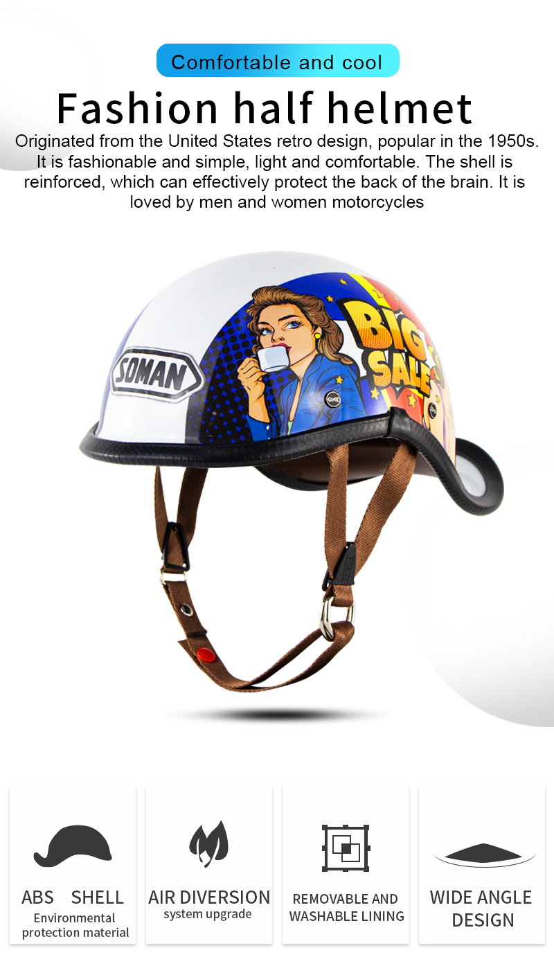 SOMAN-Vintage-Style-Half-Helmet-Cocked-Brim-ABS-Shell-Casco-Moto-Hight-Quality-Capacete-Unisex-Casco-1711291