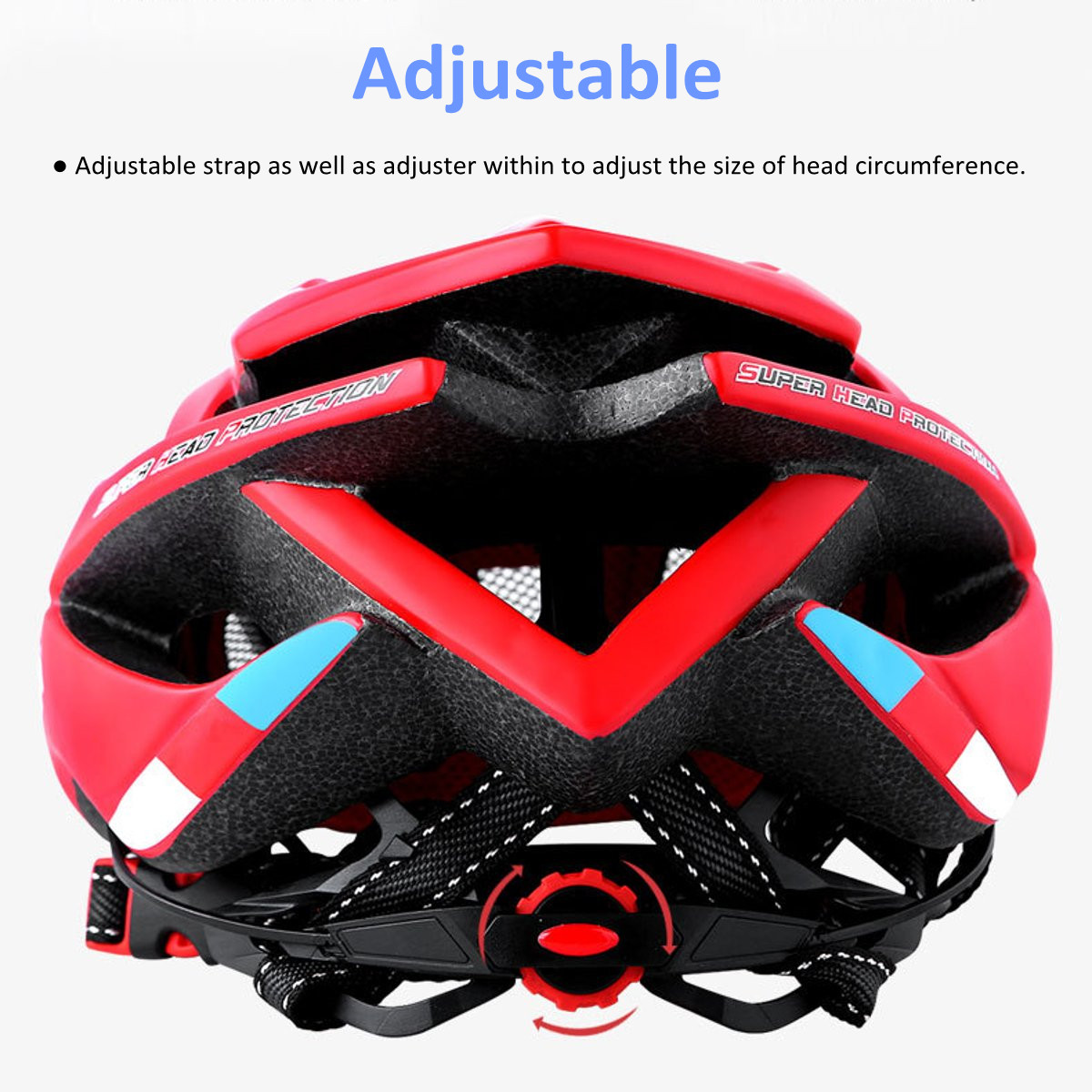 Safety-Helmet-Mountain-Bike-Bicycle-Cycling-Adult-Adjustable-Unisex-1782185
