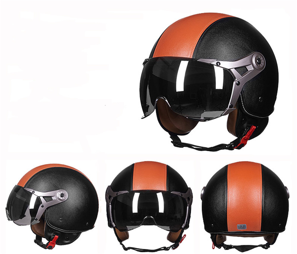 Unisex-ABS-Motorcycle-Covered-Type-Electric-Half-helmet-Air-Force-Safety-Helmet-1348967