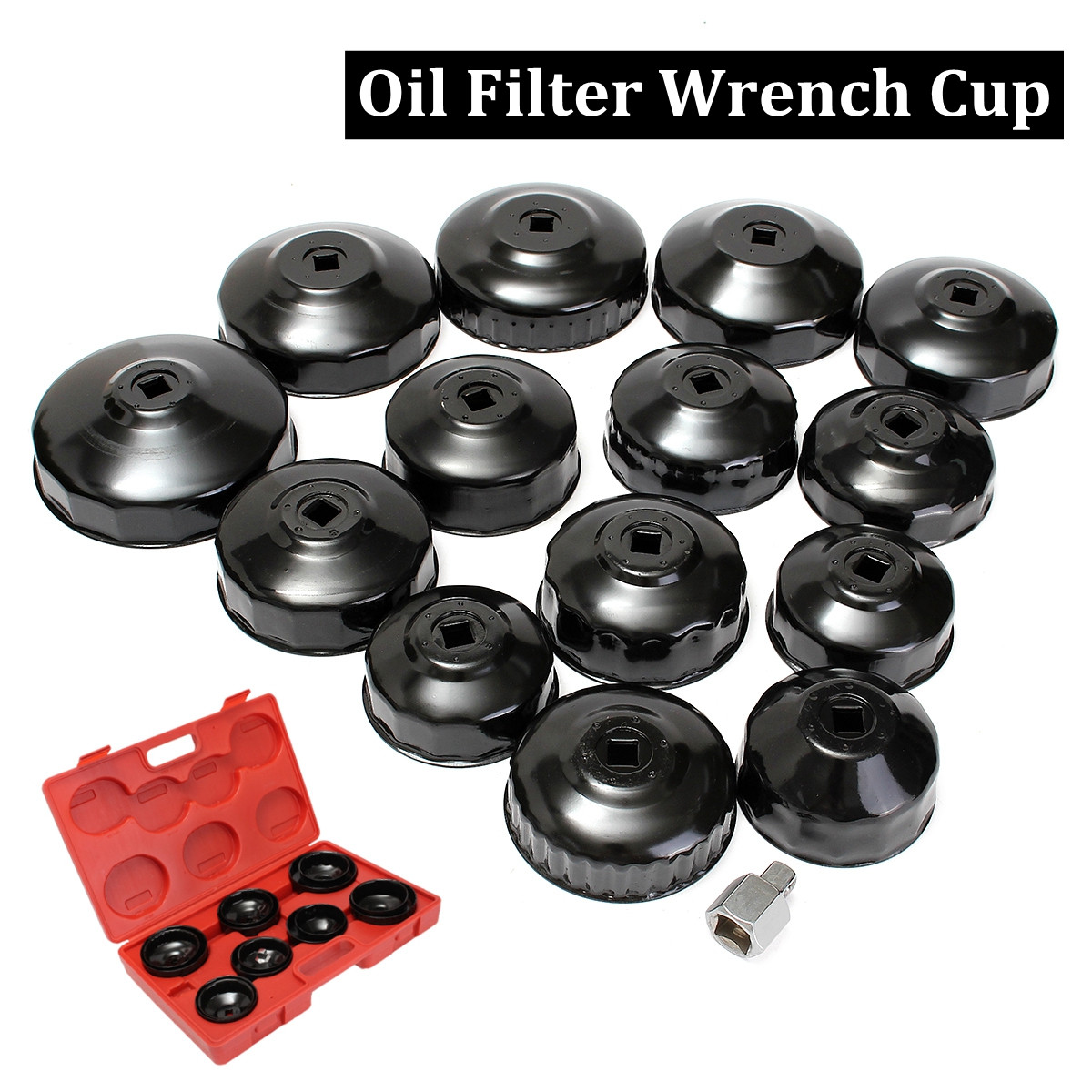 14PCS-Oil-Filter-Removal-Wrench-Cap-Socket-Drive-Remover-Tool-Car-Repair-Kit-Universal-1468732