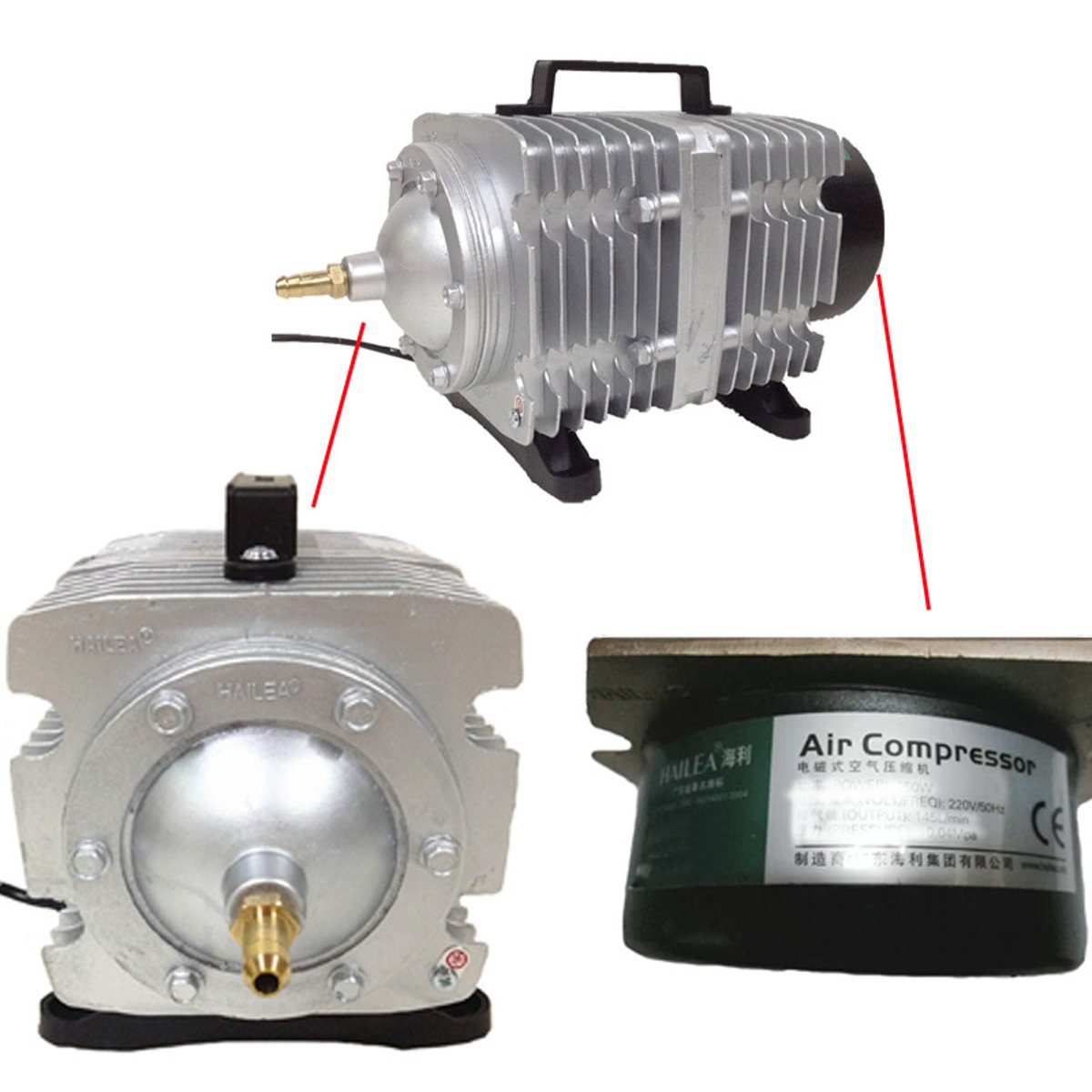 70Lmin-35W45W-Electromagnetic-Aquarium-Air-Pump-Fish-Pond-Compressor-220V-1632204