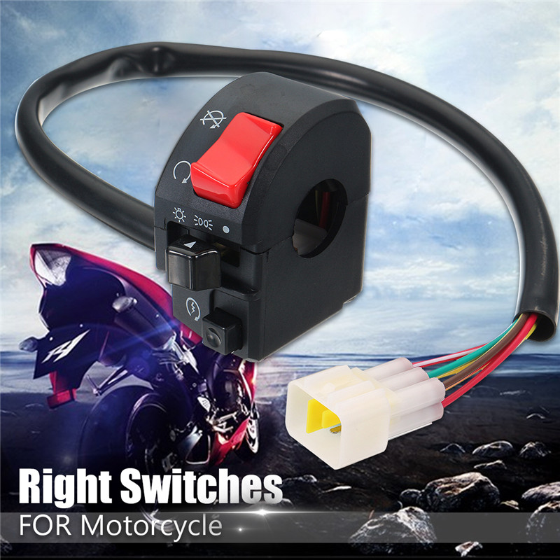 12V-78inch-Motorcycle-Handlebar-Switch-Turn-Signal-Light-Horn-Right-Side-1289846
