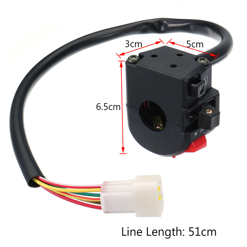 12V-78inch-Motorcycle-Handlebar-Switch-Turn-Signal-Light-Horn-Right-Side-1289846